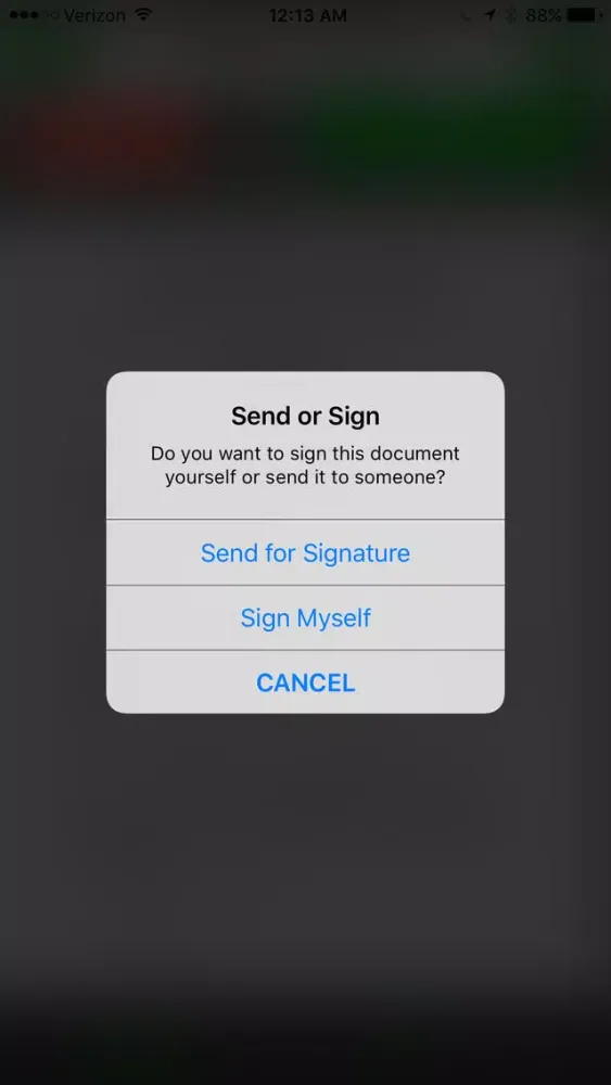 Zrzuty ekranu NowYouSign
