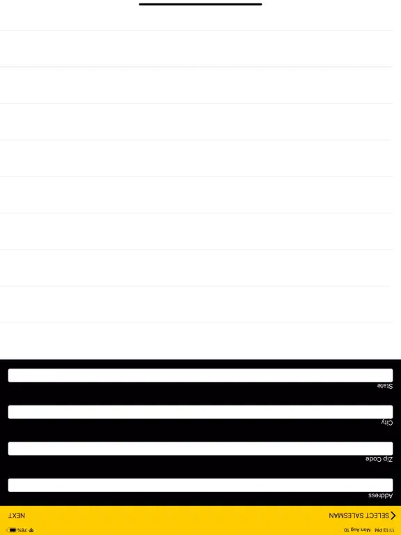 Delivery Request iPad 应用截图