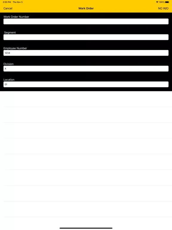 Capturas de pantalla de Parts Request Power i4 iPad 