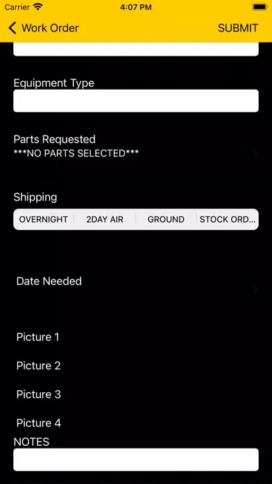 Capturas de pantalla de Parts Request Power i4