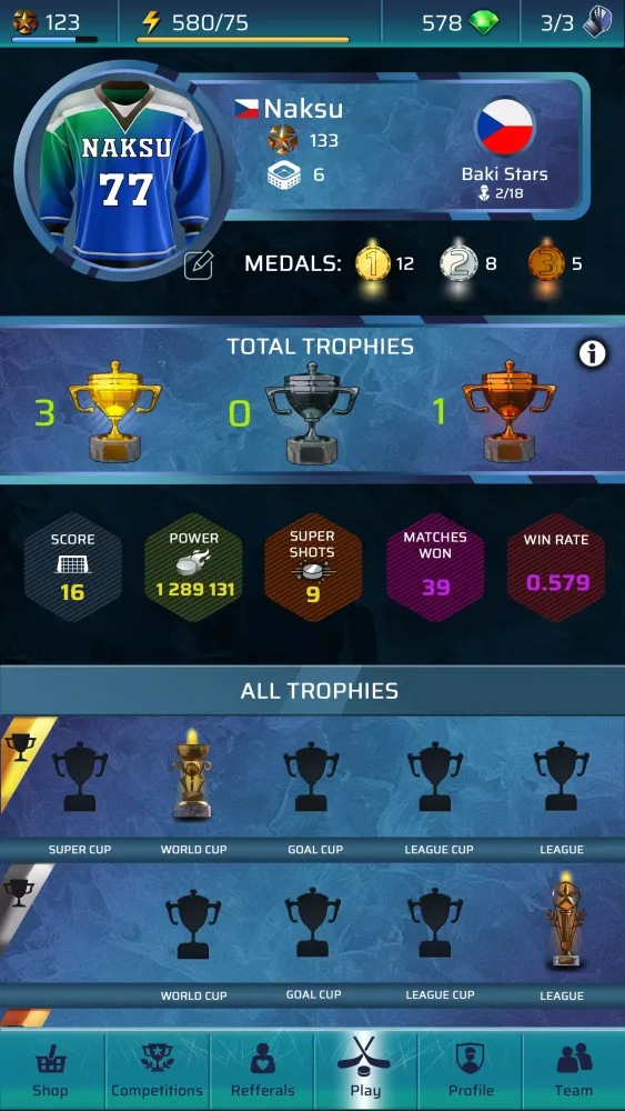 Captures d'écran de PowerPlay: Ice Hockey PvP Game