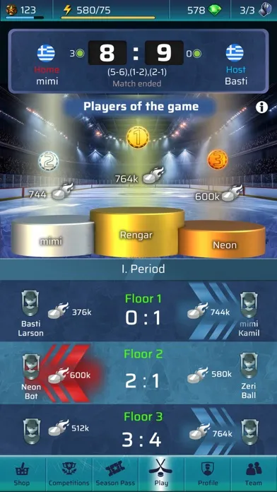 PowerPlay: Ice Hockey PvP Game应用截图