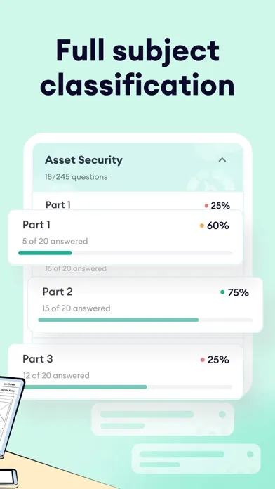 Ảnh chụp màn hình của CISSP Test Prep 2024