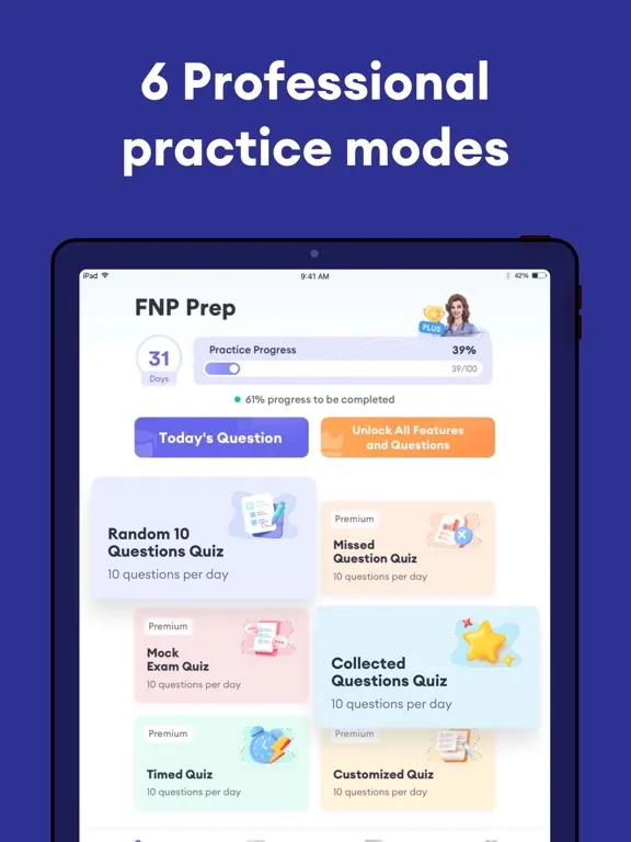 Скриншоты FNP Test Prep 2025 iPad 