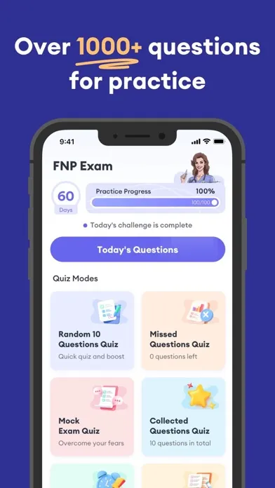 Скриншоты FNP Test Prep 2025