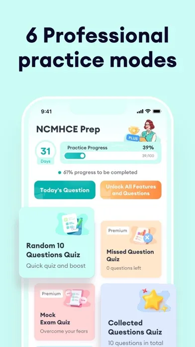 NCMHCE Exam Prep 2024 سکرین شاٹس