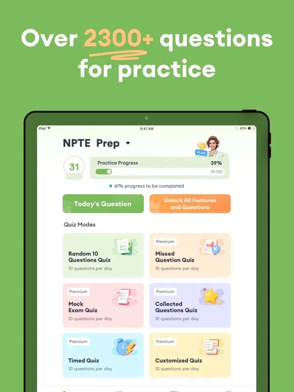 تصاویر NPTE Test Prep 2024 iPad 