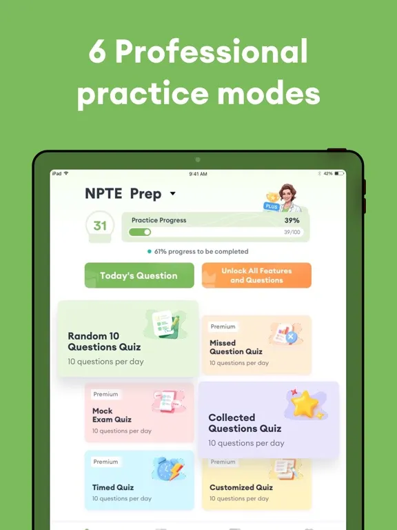 تصاویر NPTE Test Prep 2024 iPad 