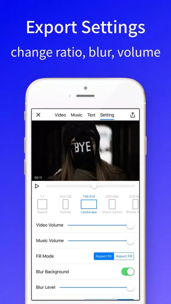 Tangkapan layar Cliplip - Video Clips Editor