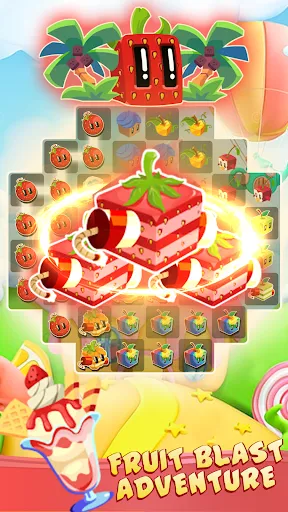 Screenshot di Juice cube: Match 3 Fruit Game