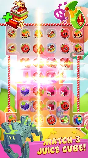 Screenshot di Juice cube: Match 3 Fruit Game