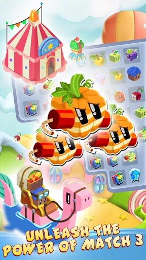 Screenshot di Juice cube: Match 3 Fruit Game