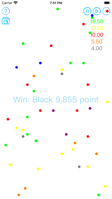 Tangkapan skrin Use the Dot