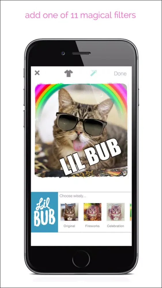 Capturas de tela do Lil BUB
