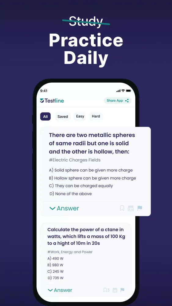 Screenshot di NEET 2025 Revision - Testline