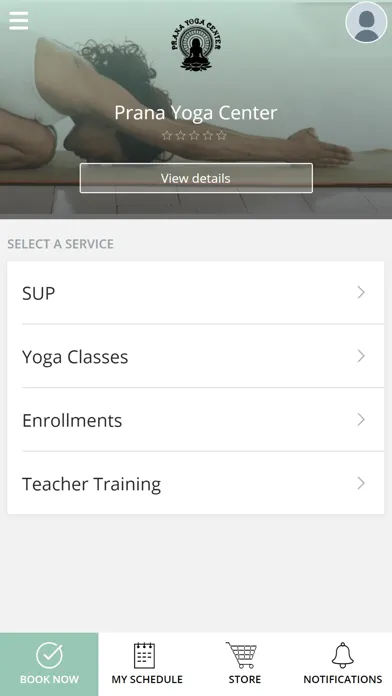 Captures d'écran de PRANA YOGA CENTER