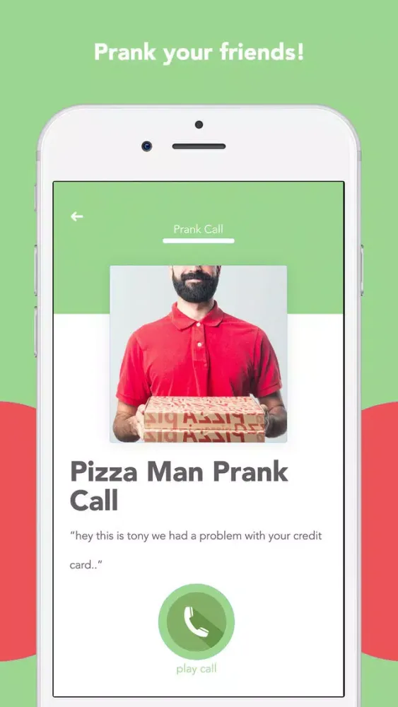 Tangkapan skrin Dial for Pranks - Prank Call