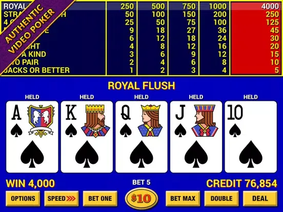 Video Poker Lounge iPad  スクリーンショット