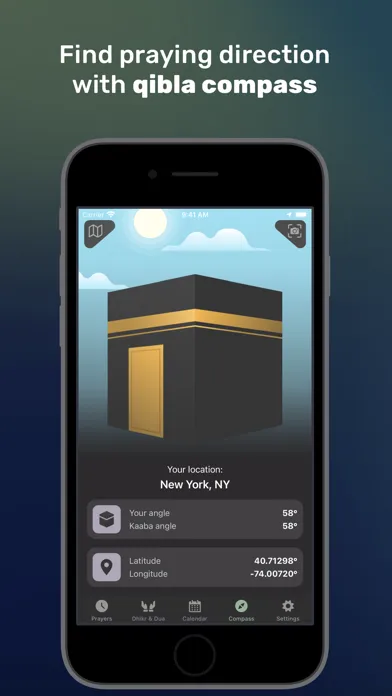 Prayer Times · Screenshots