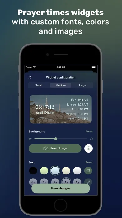 Prayer Times · Screenshots