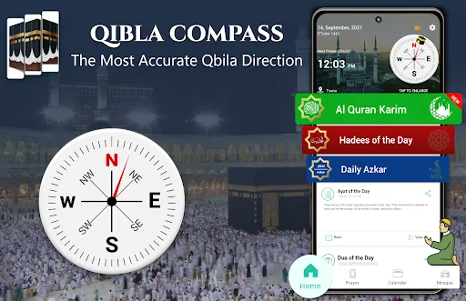 Muslim Prayer - Qibla Compass Screenshots