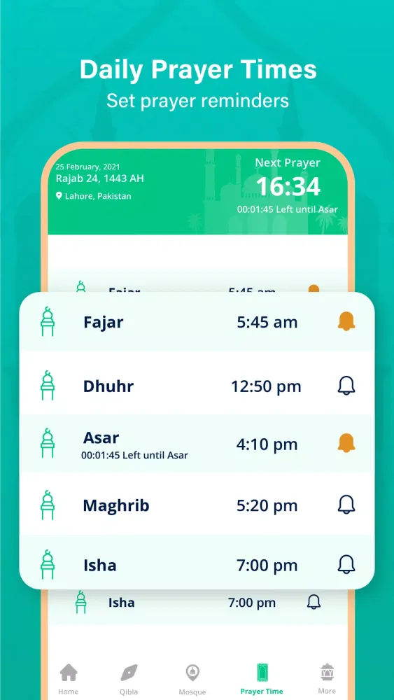 Скриншоты Qibla Finder