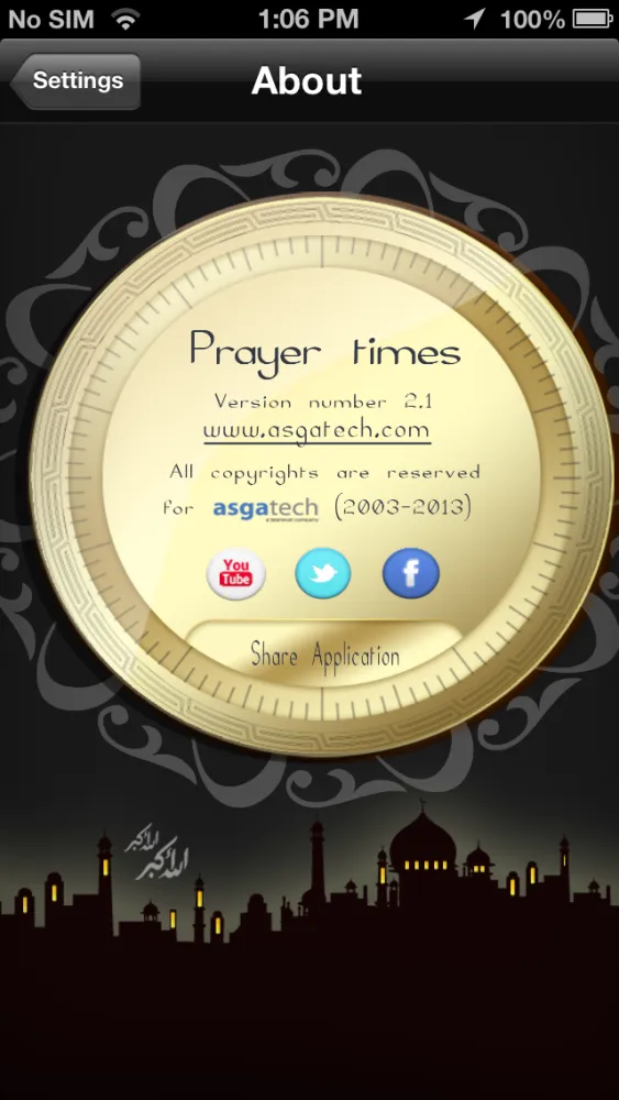 Prayer Times (English)应用截图
