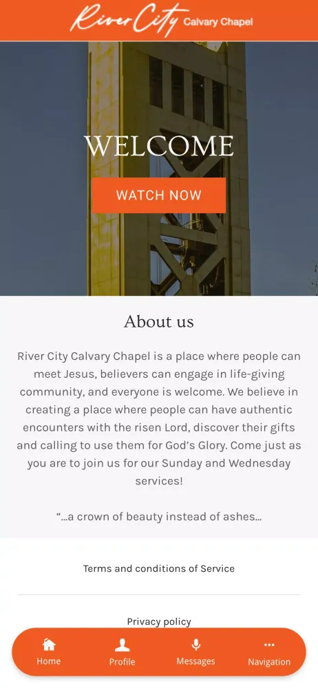 Screenshot di Calvary Chapel River City