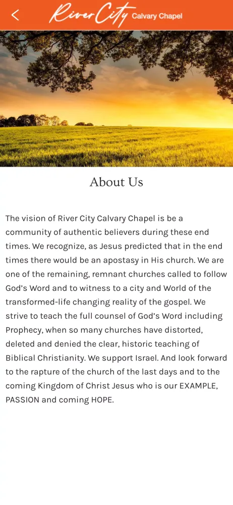 Screenshot di Calvary Chapel River City