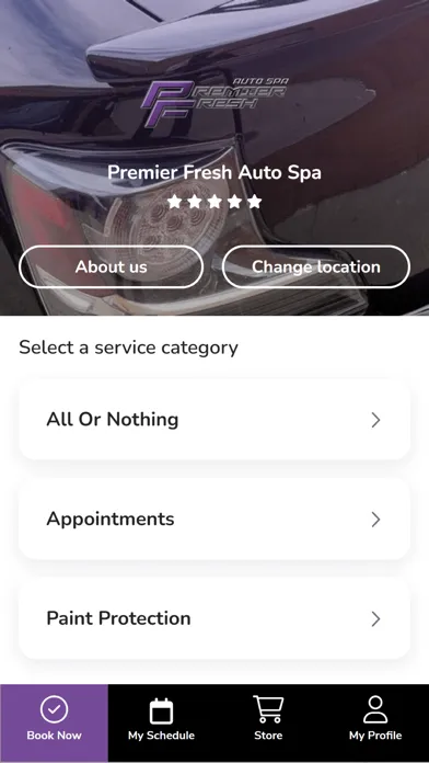 Premier Fresh Auto Spa 스크린샷