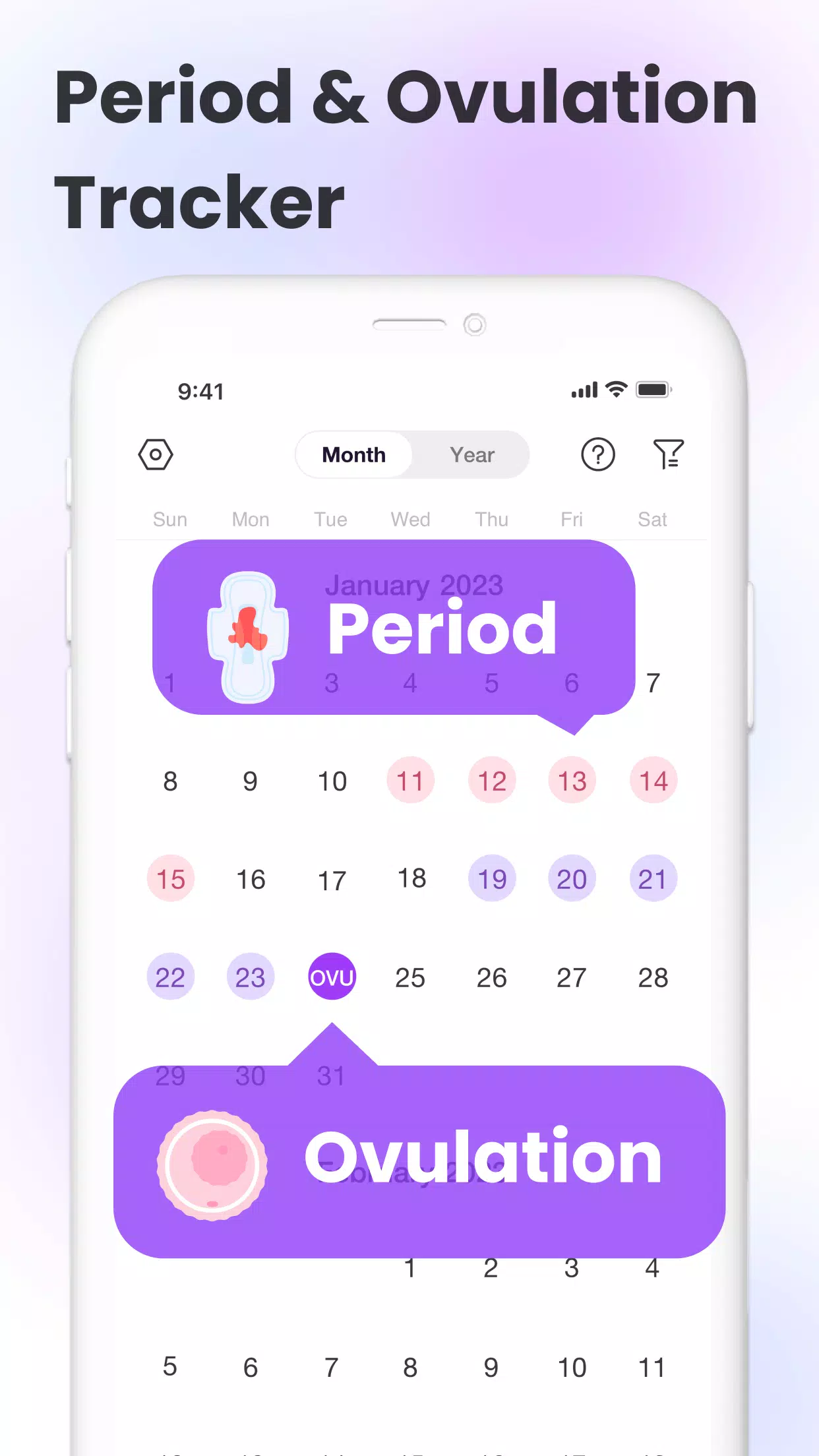 Ovulation Tracker App - Premom的應用截圖2