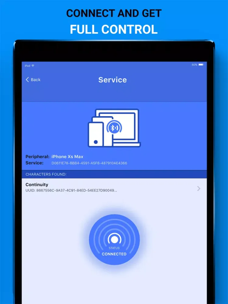 Capturas de pantalla de Premium BT Notifier iPad 