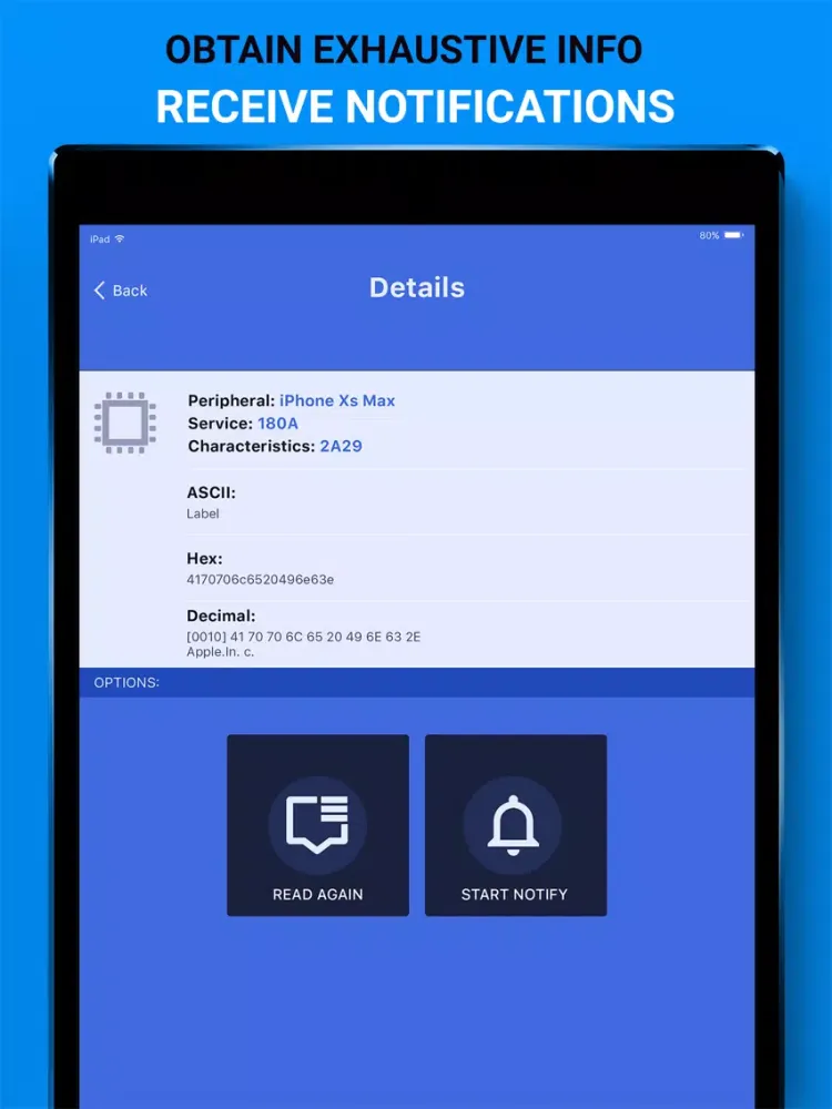 Capturas de pantalla de Premium BT Notifier iPad 