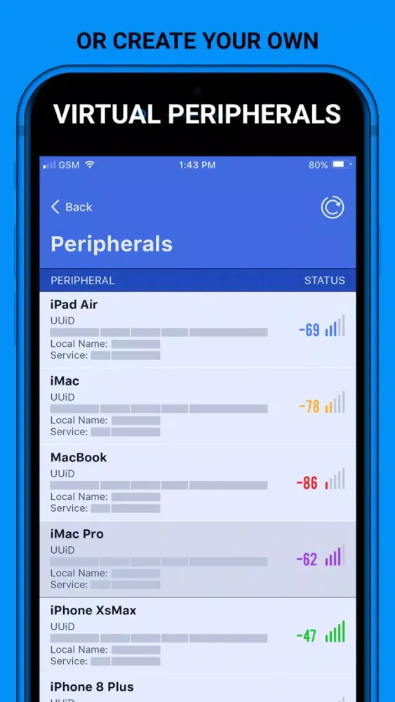 Capturas de pantalla de Premium BT Notifier