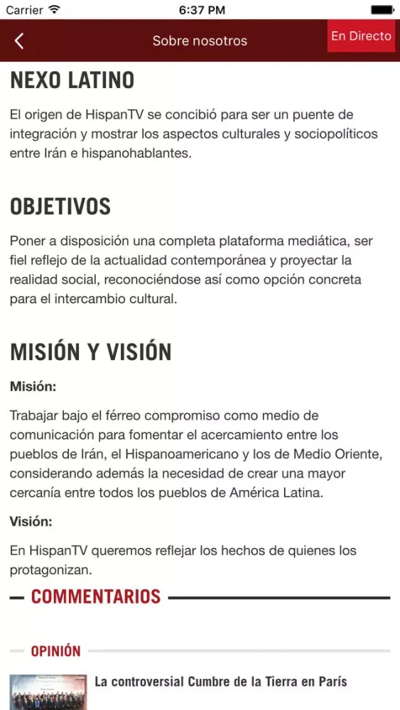 HispanTV Screenshots