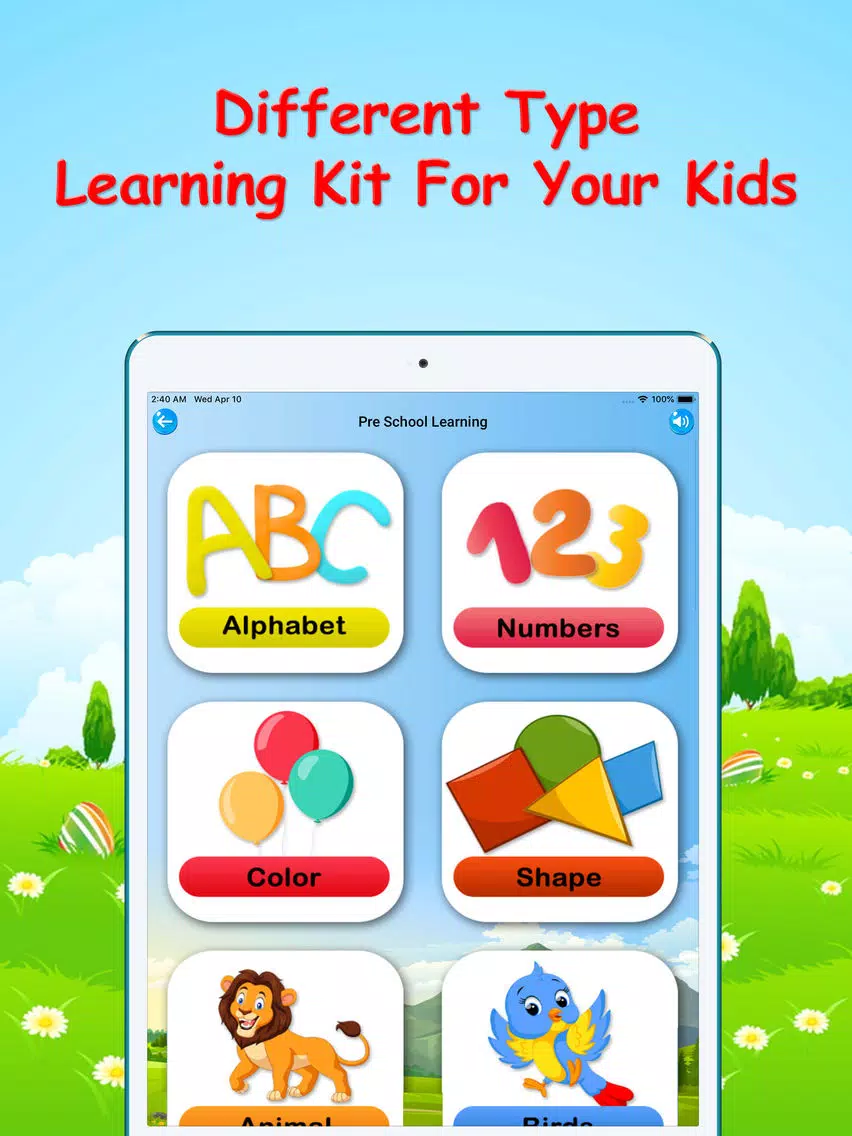 تصاویر Preschool Learning - Kids Game iPad 