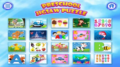 Screenshot di Preschool Jigsaw Puzzle - kids Learning Brain Game