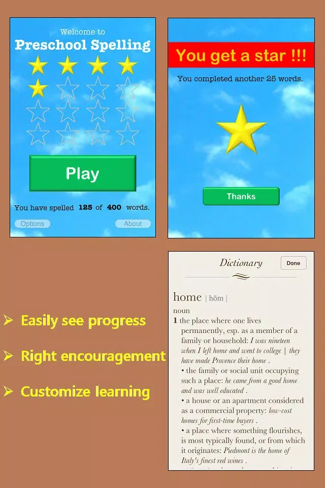 Preschool Spelling FREE Screenshots