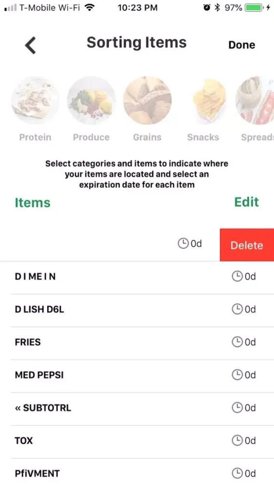 Preserve: Expiration Tracking Screenshots