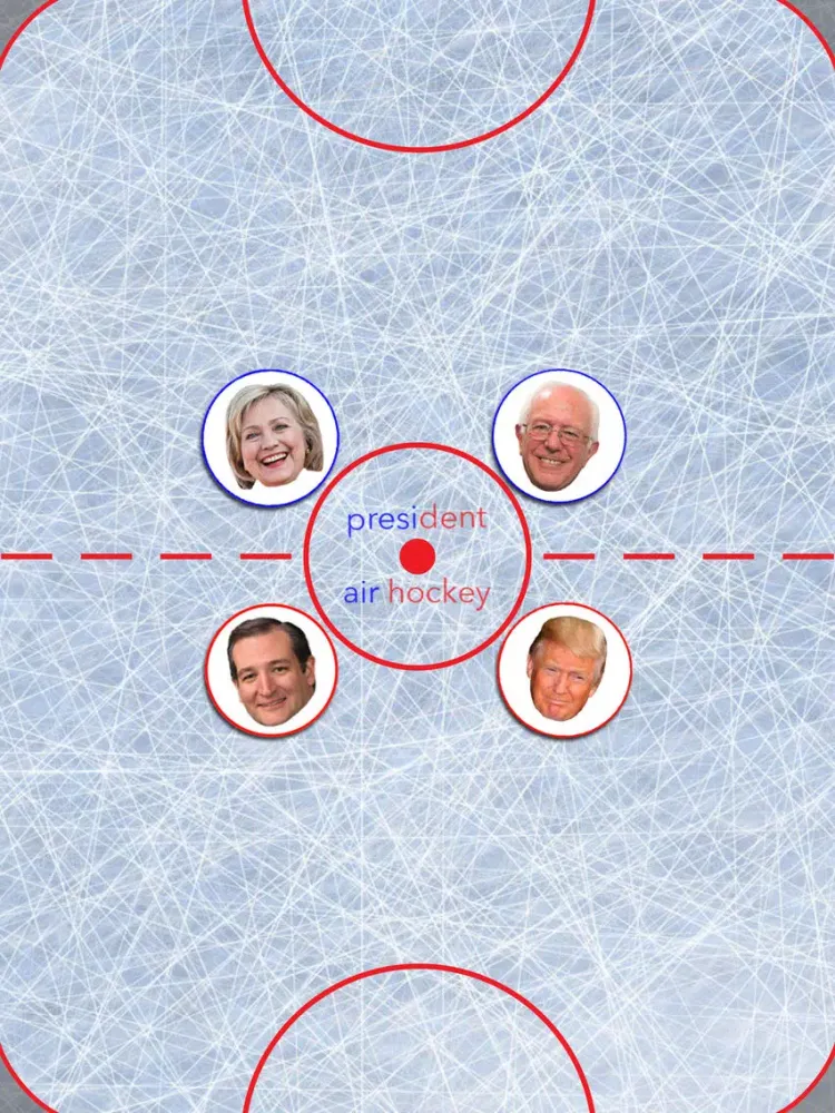 Screenshot di President Air Hockey iPad 
