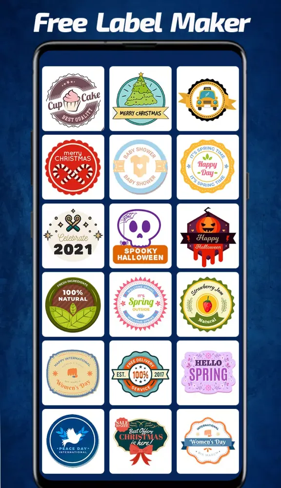 Label Maker Screenshots