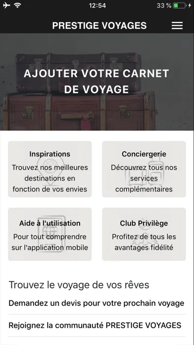 Capturas de pantalla de Prestige Voyages