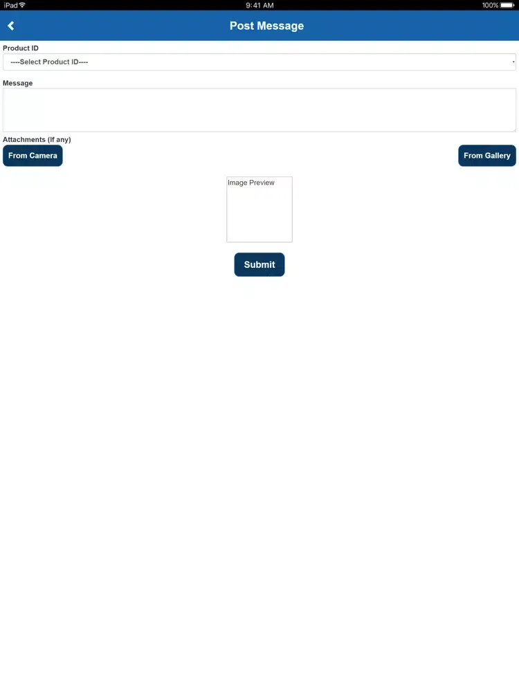 Zrzuty ekranu Prime Support iPad 