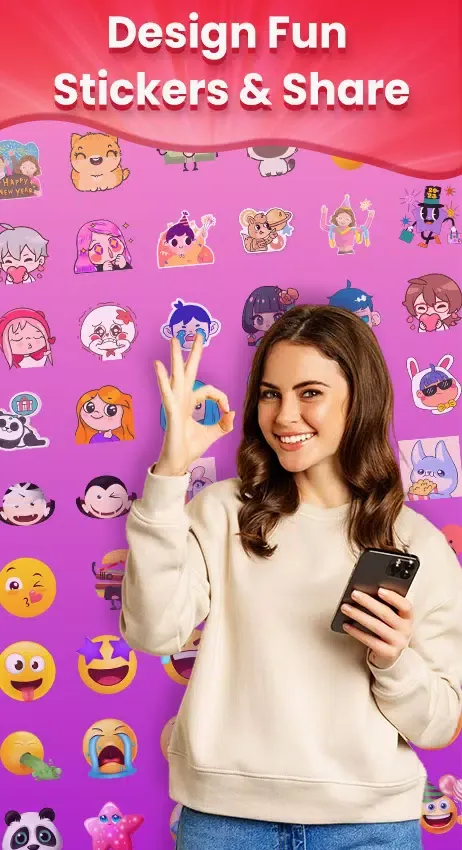Fun Emoji Maker: Emoji Creator应用截图