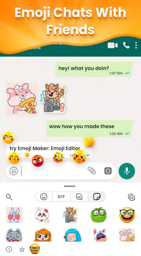 Fun Emoji Maker: Emoji Creator应用截图