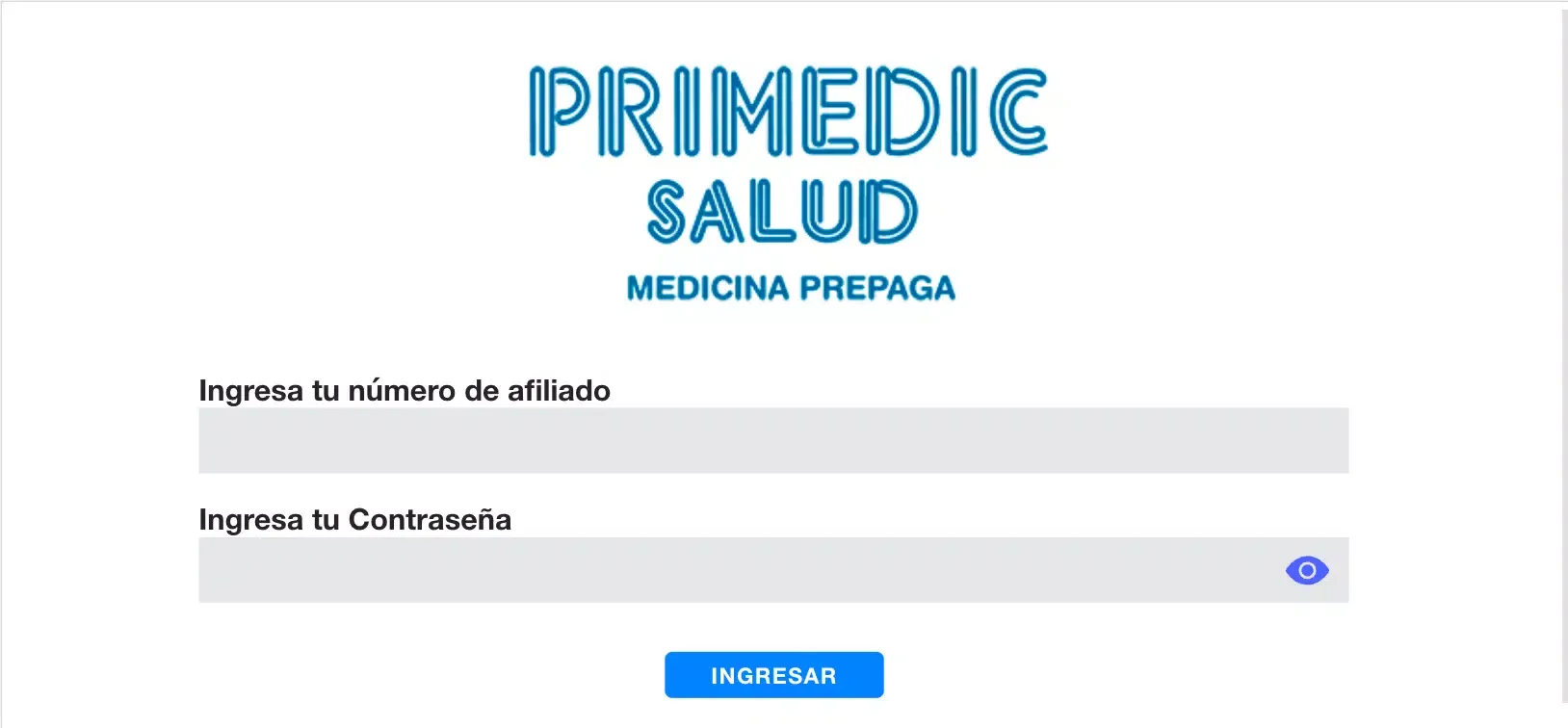 Tangkapan layar Primedic Salud