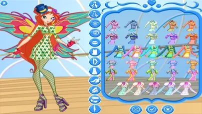 Princess fashion winx dress up应用截图