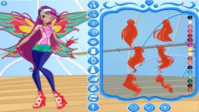 Princess fashion winx dress up应用截图