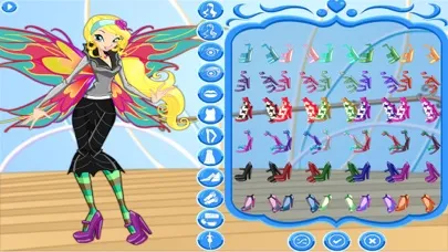 Princess fashion winx dress up应用截图