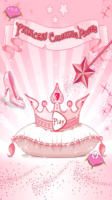 Ảnh chụp màn hình của Princess Coloring Book Games For Girls